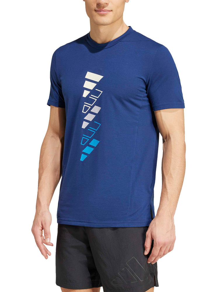 AEROREADY Designed for Training Logo Graphic T-Shirt, Blue