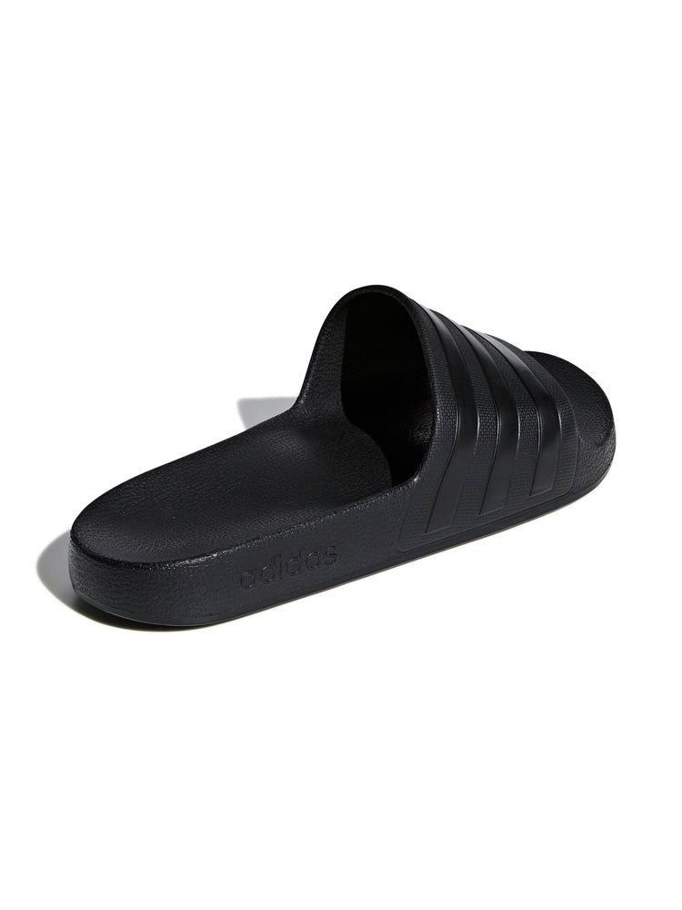 Adilette Aqua Black Slides