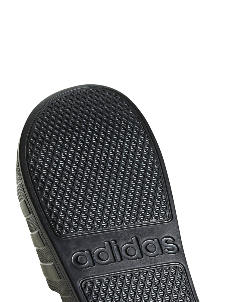 Adilette Aqua Black Slides