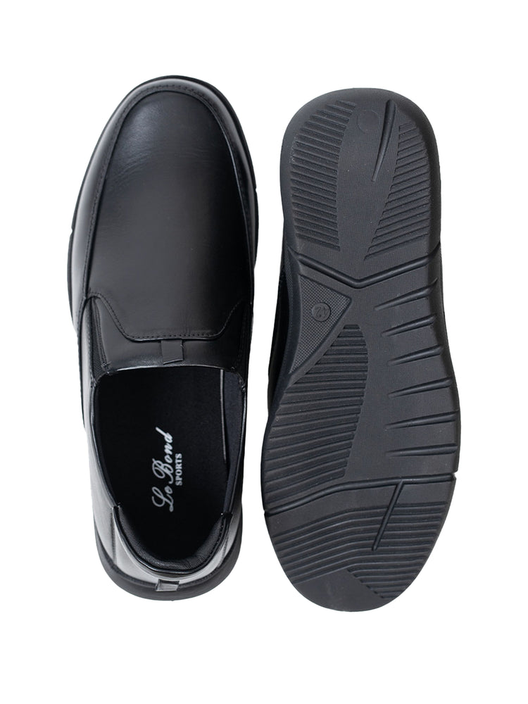 Black Loafers Genuine Leather Shoes