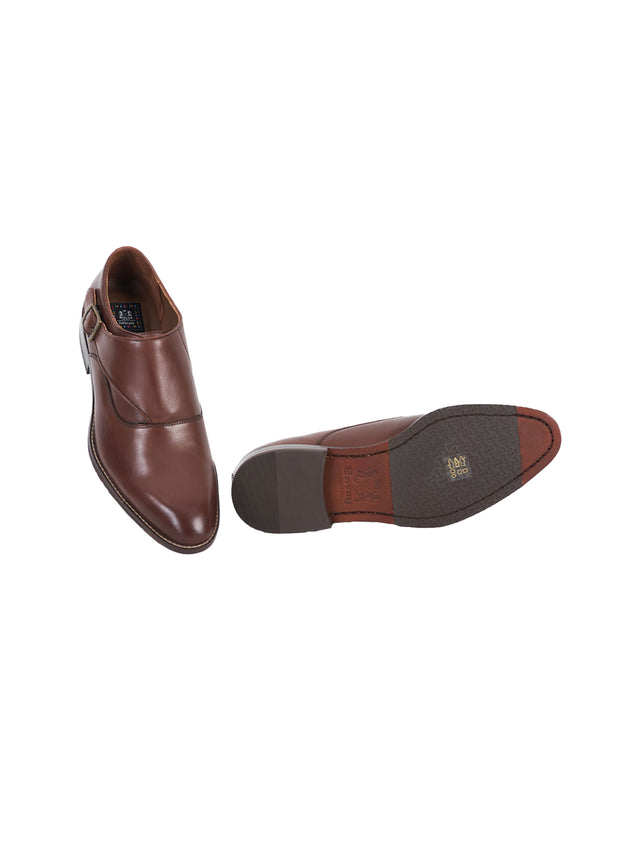 Brown Formal Monk Strap Shoes
