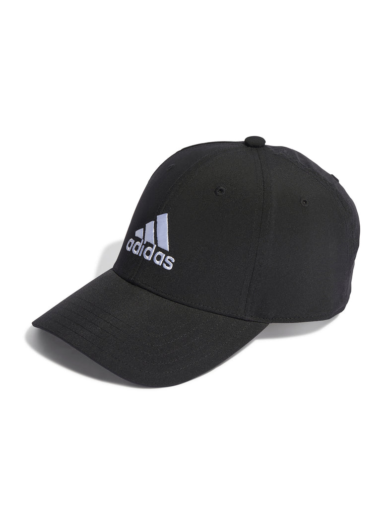 Embroidered Logo Lightweight Baseball Black Cap