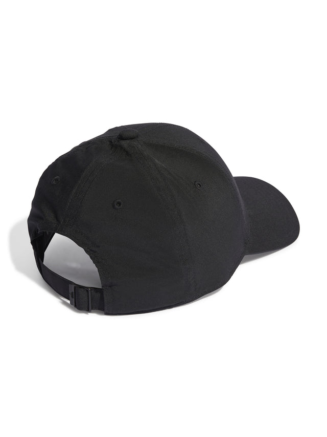 Embroidered Logo Lightweight Baseball Black Cap