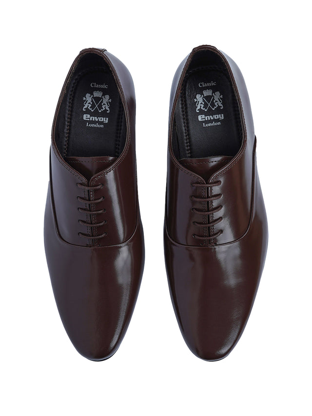 Brown Cuban Oxford Shoes