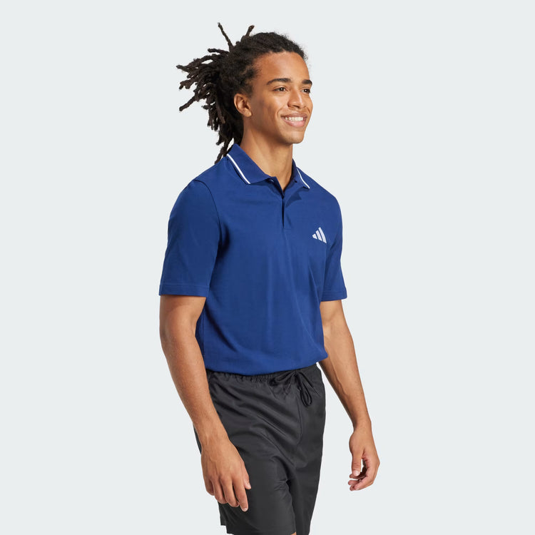 Essentials Small Logo Piqué Polo Shirt