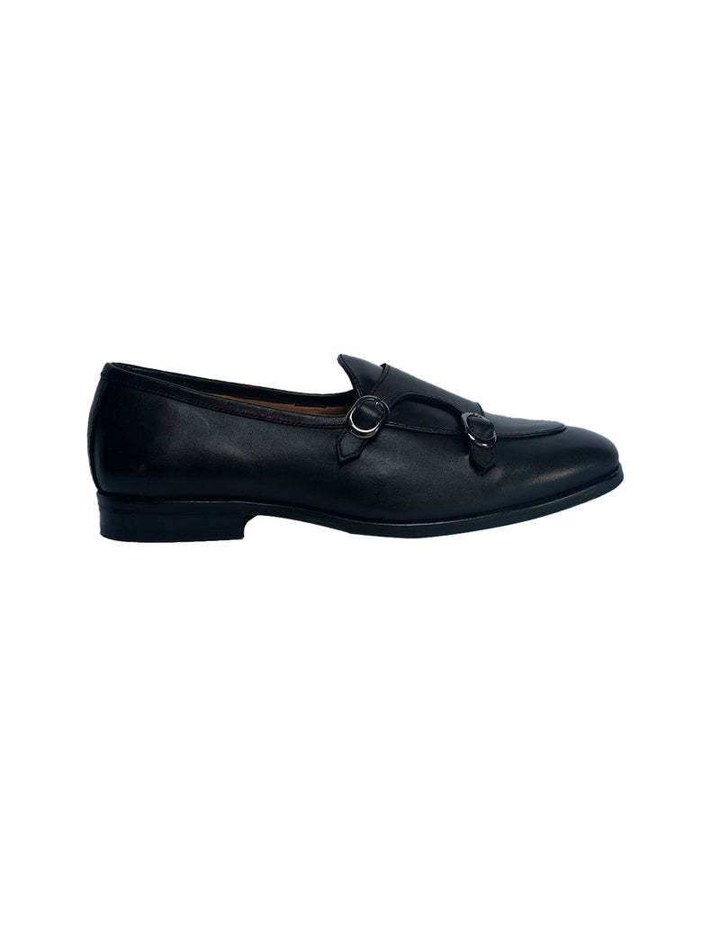 Black Party leather Monk Shoe