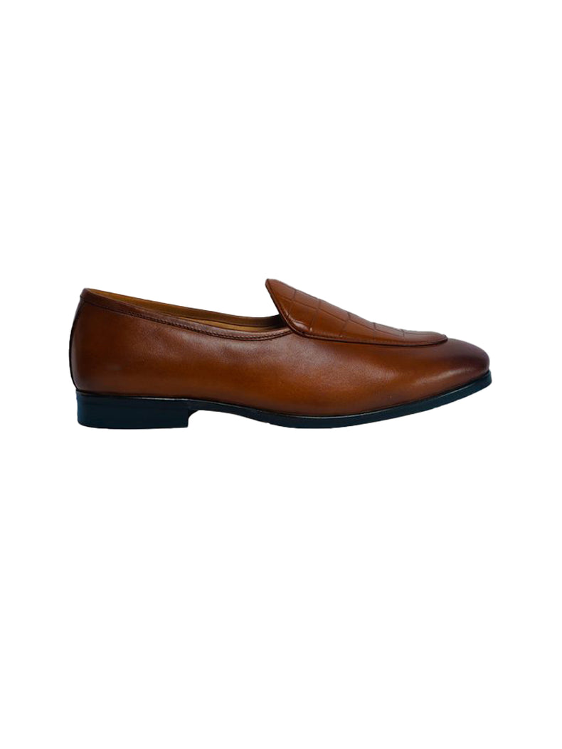 Brown Slip-on Party leather Shoe