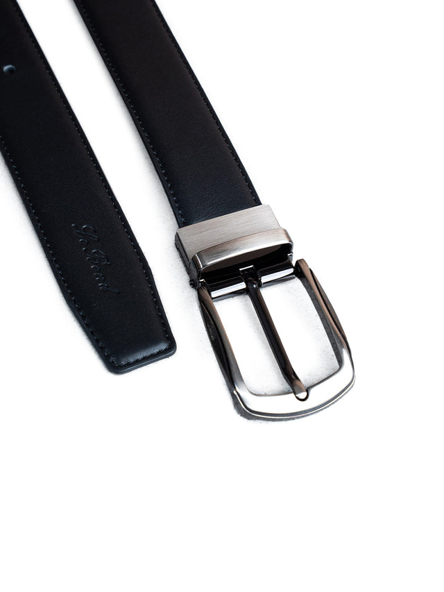 Black & Brown Reversible Genuine Leather Formal Belt