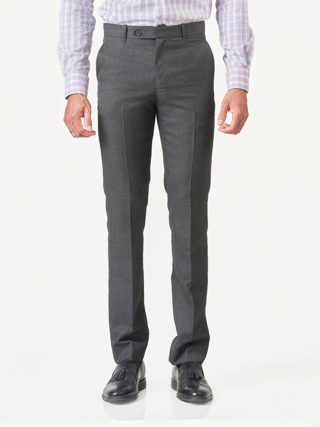 Plain Formal Slim Fit Trousers