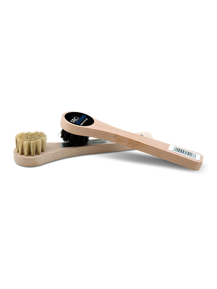 Light Brown Round Head Shoe Cream Applicator Brush