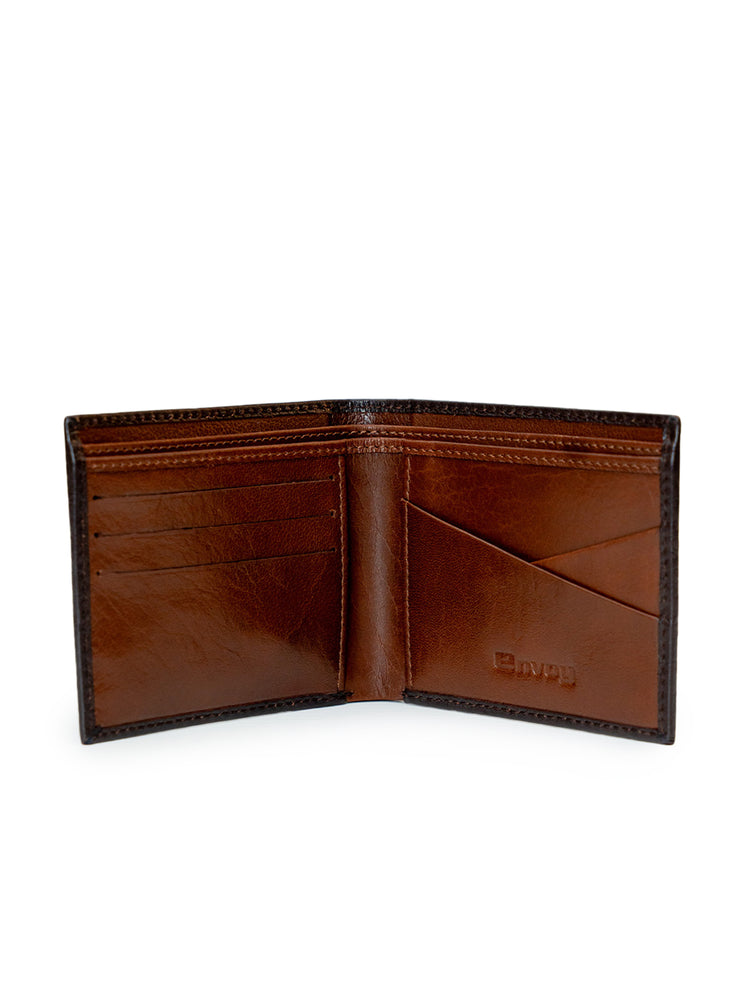 Men’s Brown Full Grain Leather Smooth Finish Wallet