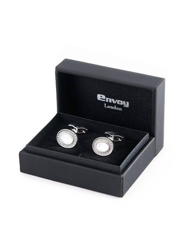 Oval Mother of Pearl Cufflinks