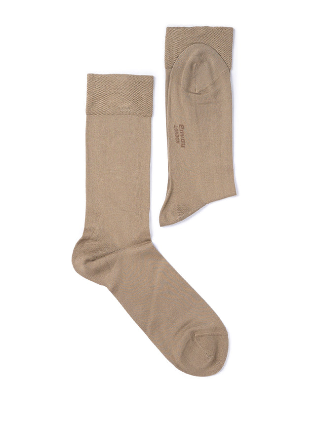 Premium Mercerized Cotton Crew Socks