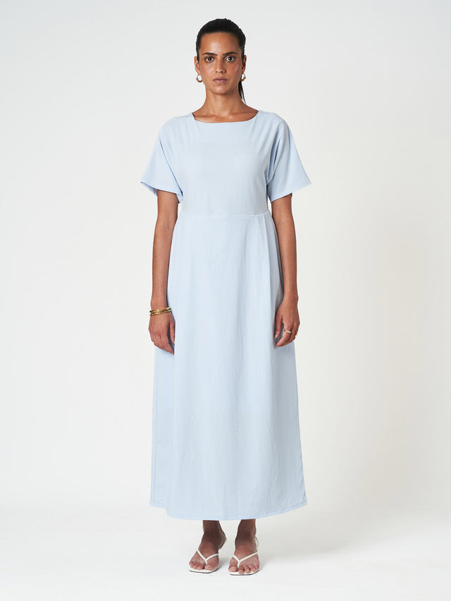 Plain Relaxed Straight Fit Casual Maxi Dress