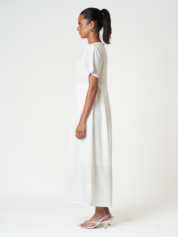 Plain Relaxed Straight Fit Casual Maxi Dress