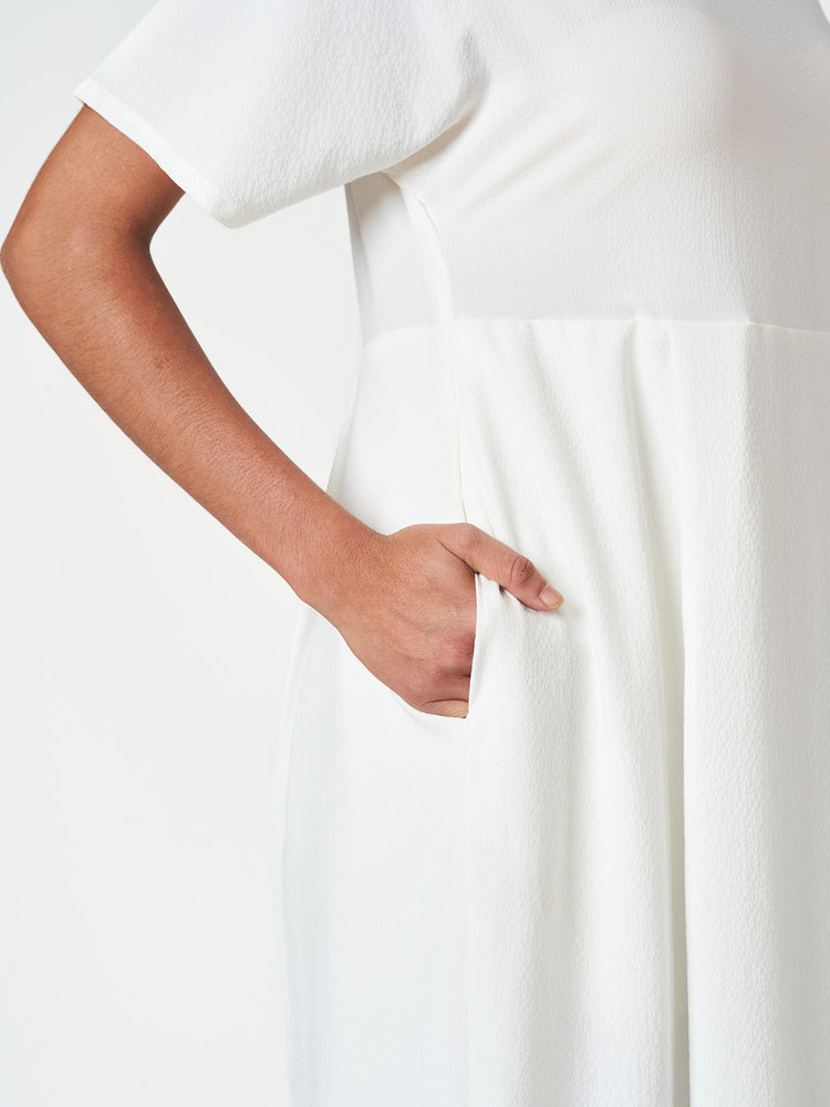 Plain Relaxed Straight Fit Casual Maxi Dress