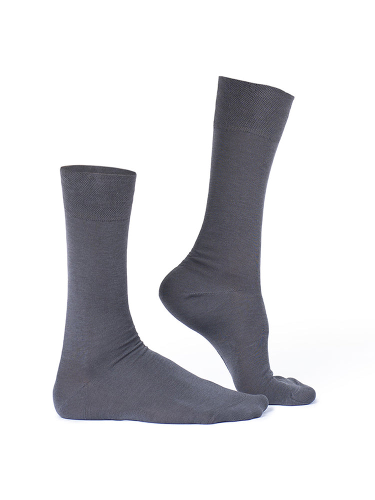 Premium Mercerized Cotton Crew Socks