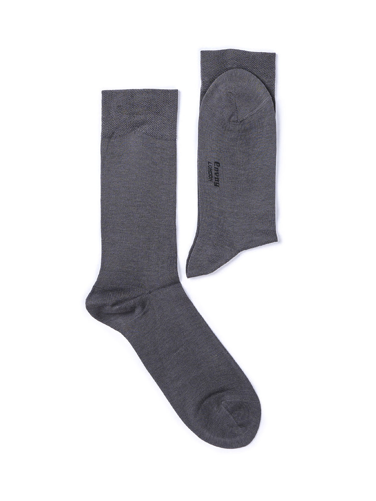 Premium Mercerized Cotton Crew Socks
