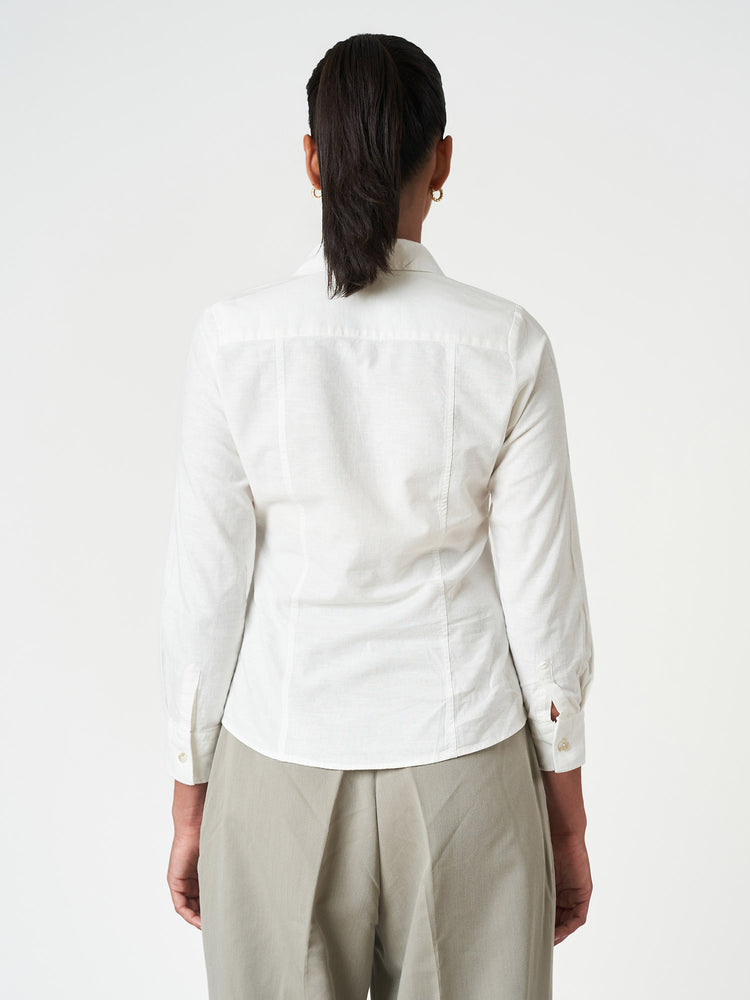 Classic Long Sleeve Casual Linen Shirt