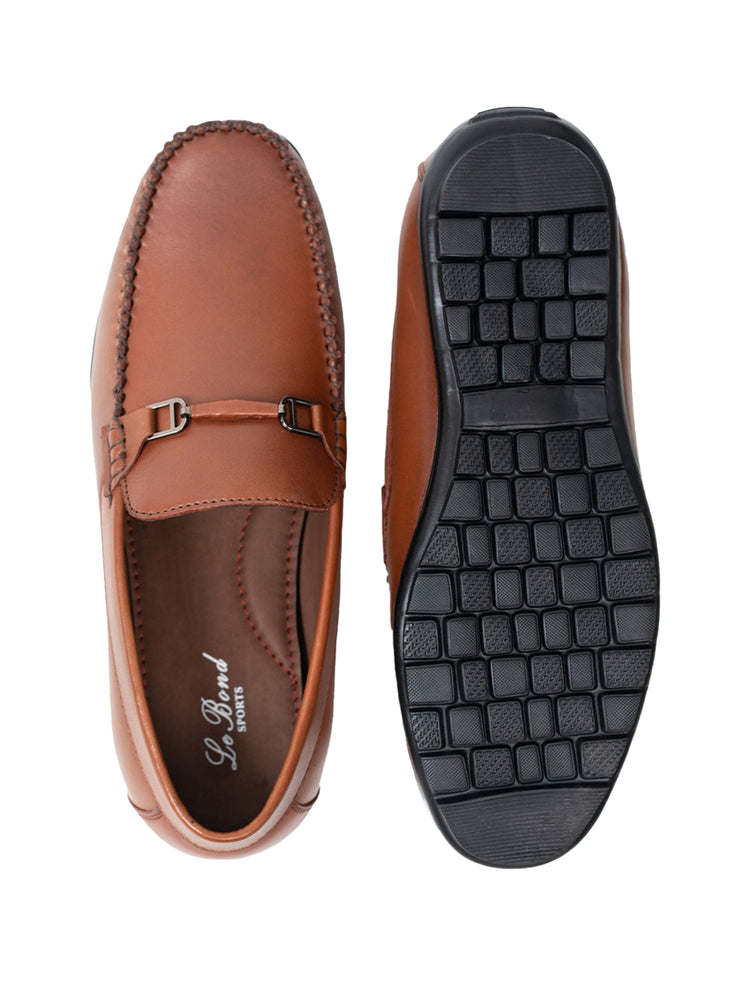 Brown Hazel Loafers Genuine Leather Shoes