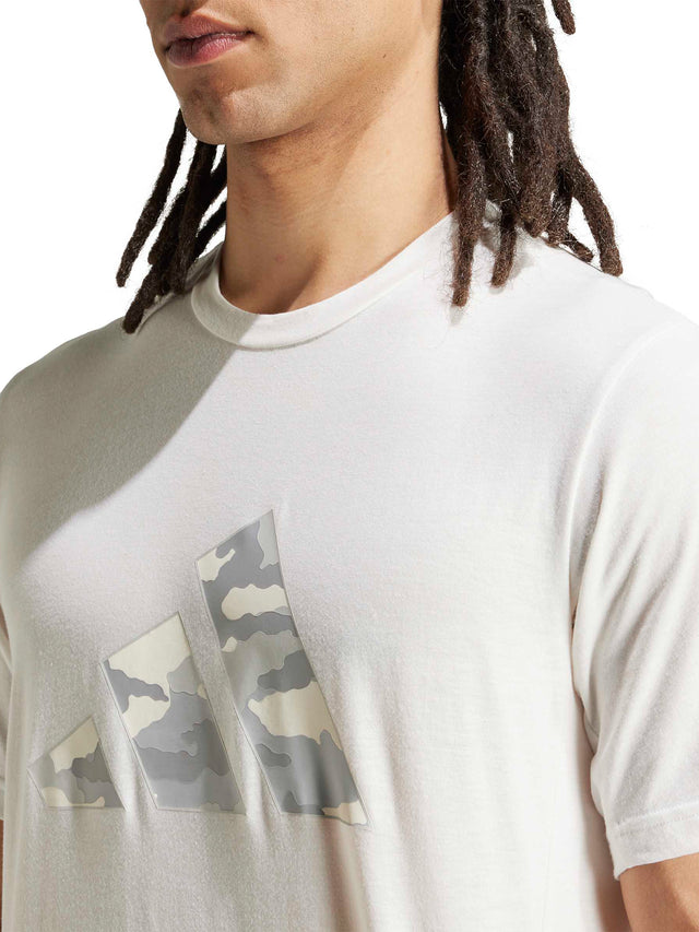 Train Essentials Camo Graphic Logo Tee