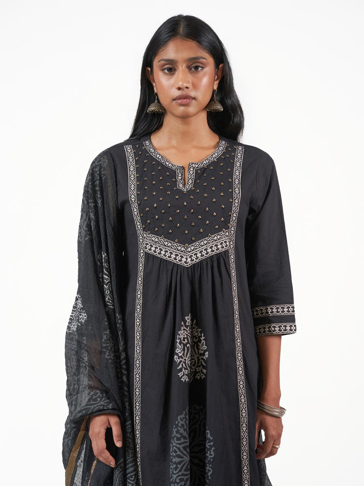 Cotton Motif Print Shalwar Set