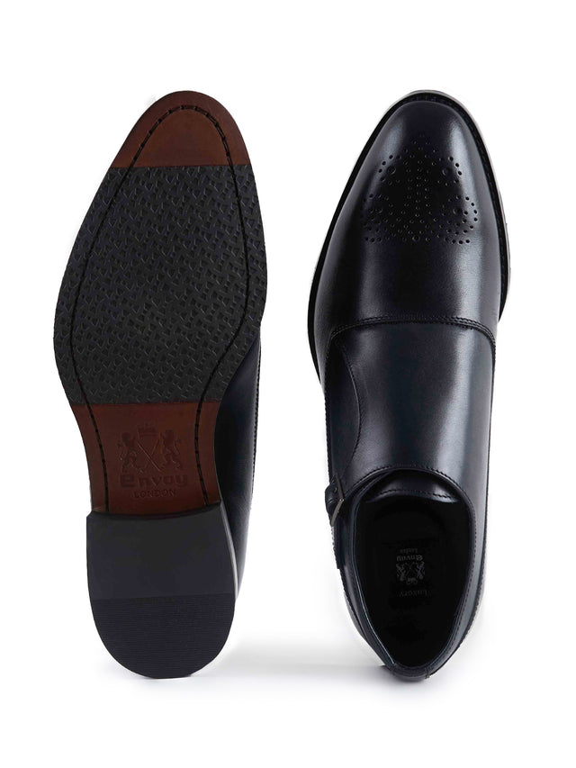 Full Grain Leather Monk Strap Shoes
