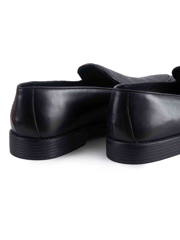 Full Grain Leather Wingtip Slip-On Shoes