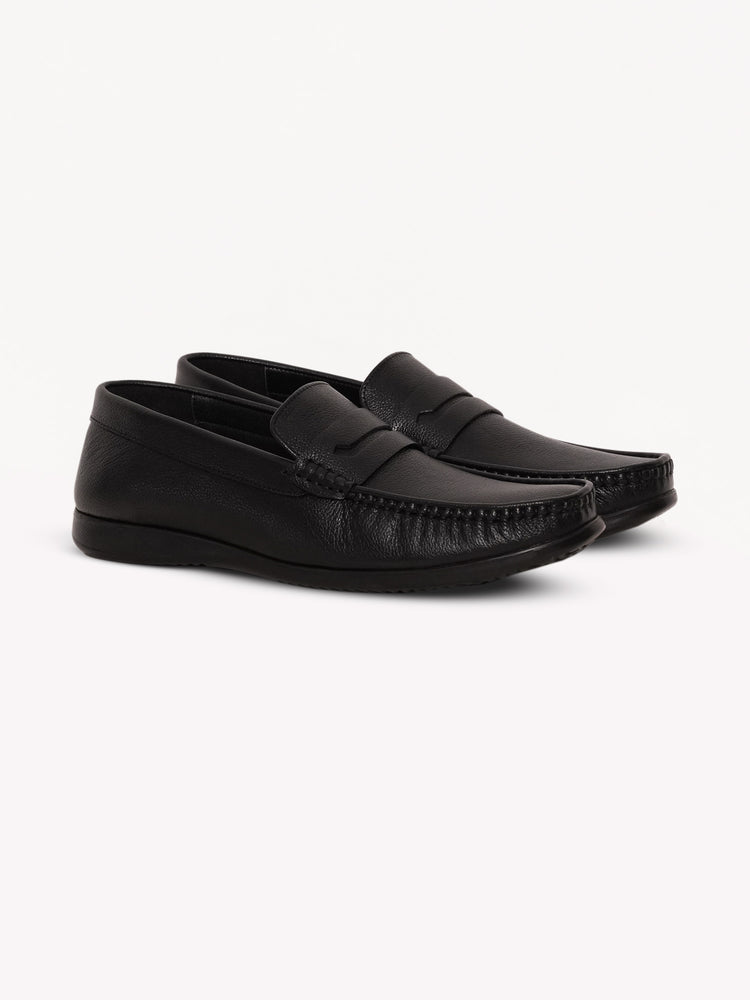 Genuine Goat Leather Slip-On Shoes