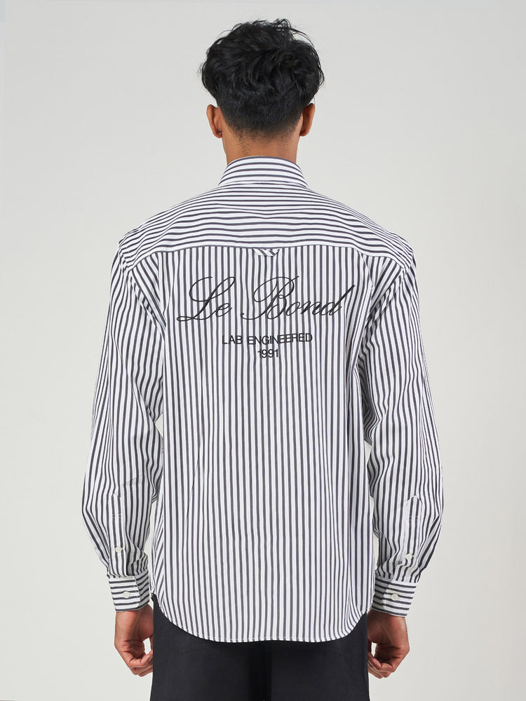 Striped Relaxed Fit Cotton Shirt