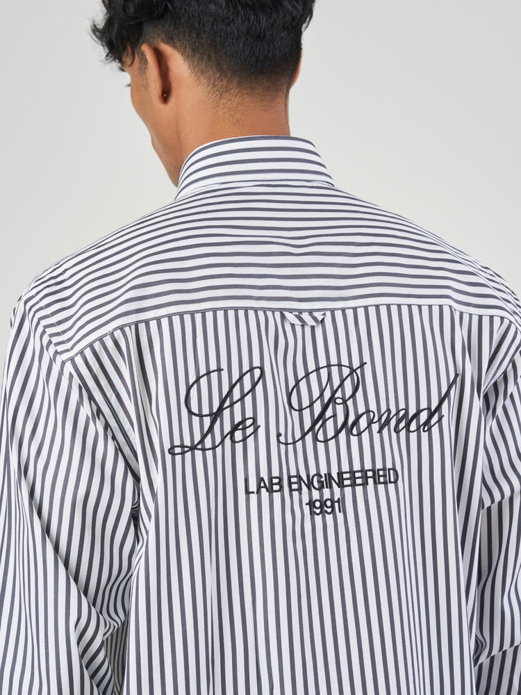 Striped Relaxed Fit Cotton Shirt