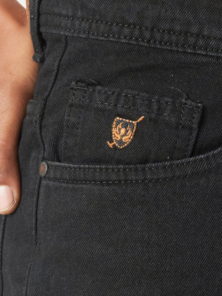 Black Regular Fit Jeans