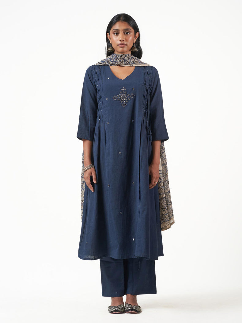 Khaadi Cotton Mirror Detail Shalwar Set