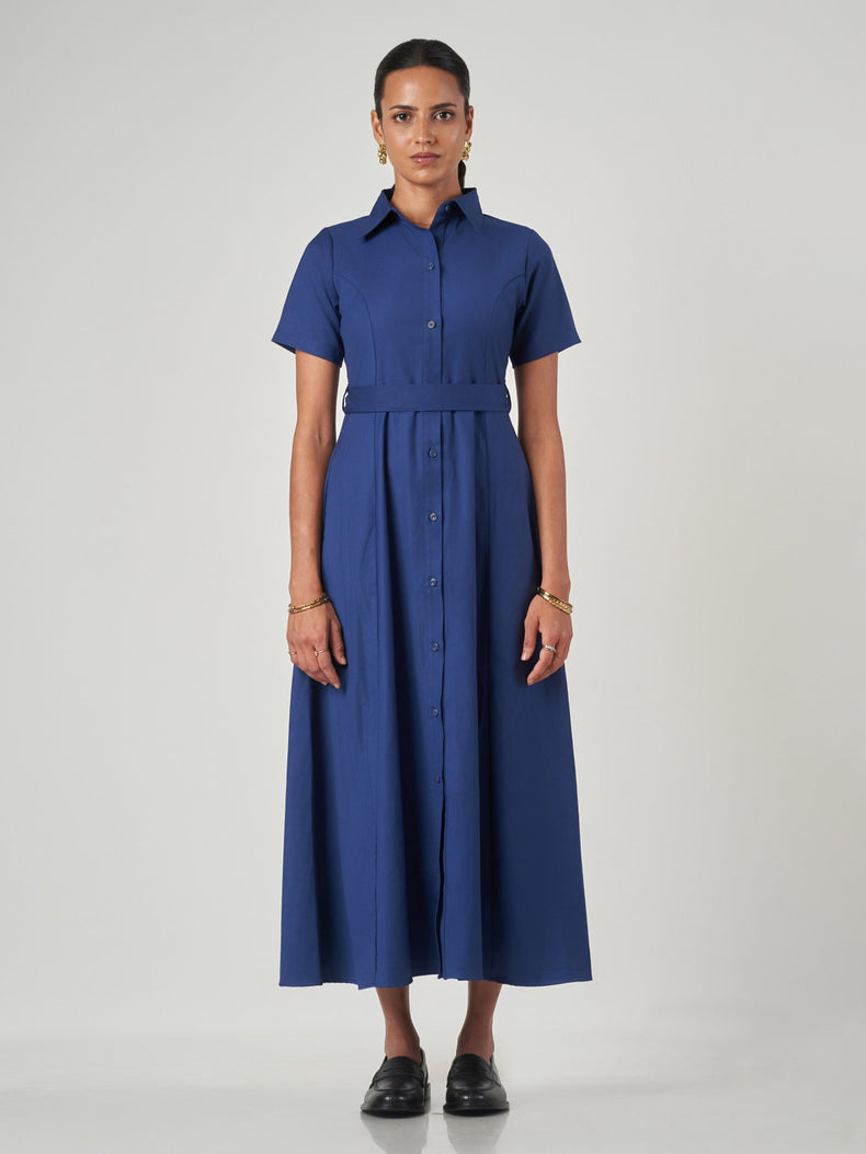Maxi Belted Dress