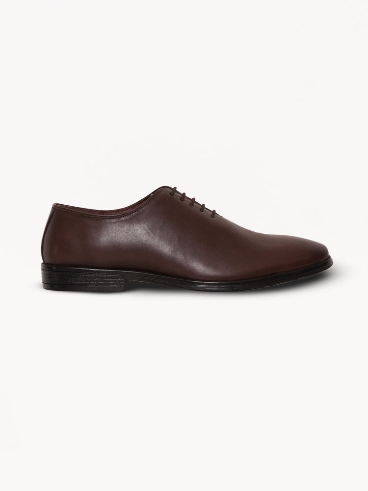 Top Grain Leather Lace-Up Shoes
