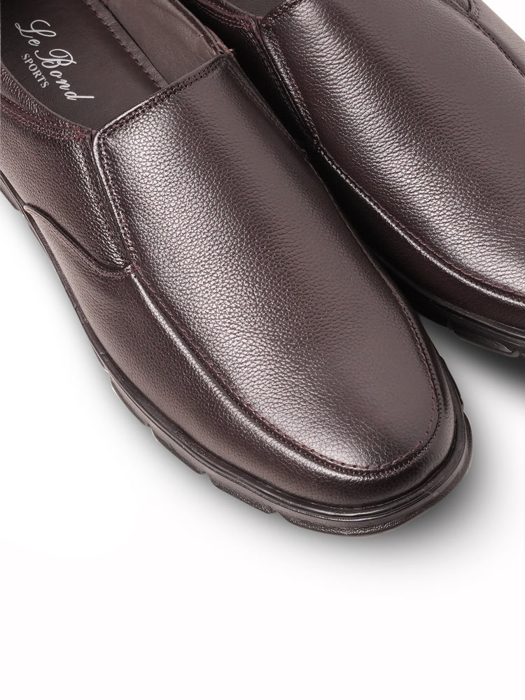 Genuine Goat Leather Slip-On Shoes