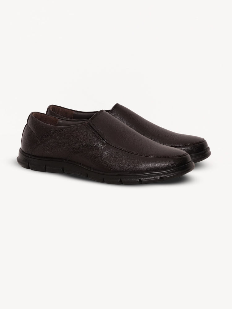 Genuine Goat Leather Slip-On Shoes