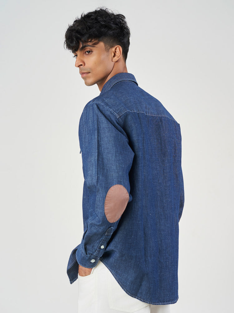 Cotton Hemp Armstrong Collar Shirt