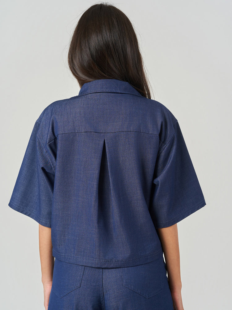 Oversized Cut and Sew Blouse