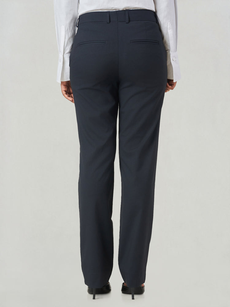 Regular Fit Formal Straight Leg Trousers