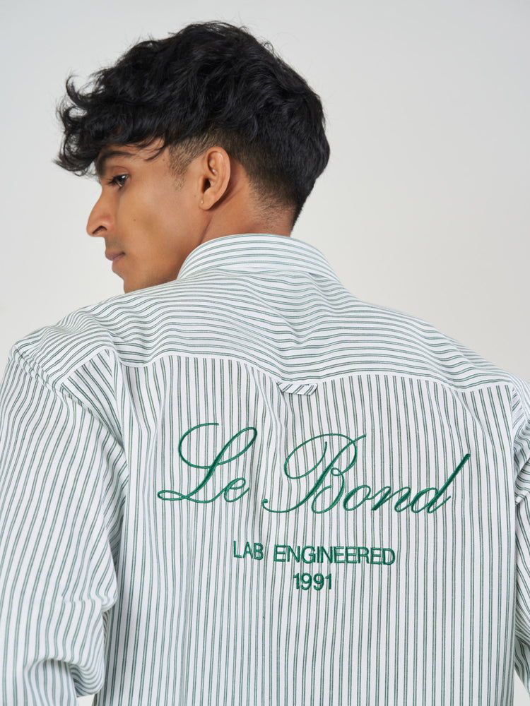 Striped Relaxed Fit Cotton Shirt