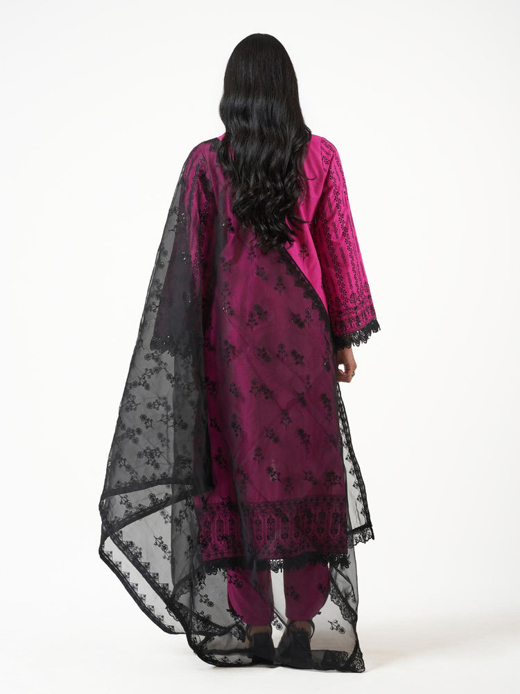Cutwork Neck Shalwar Suit Set