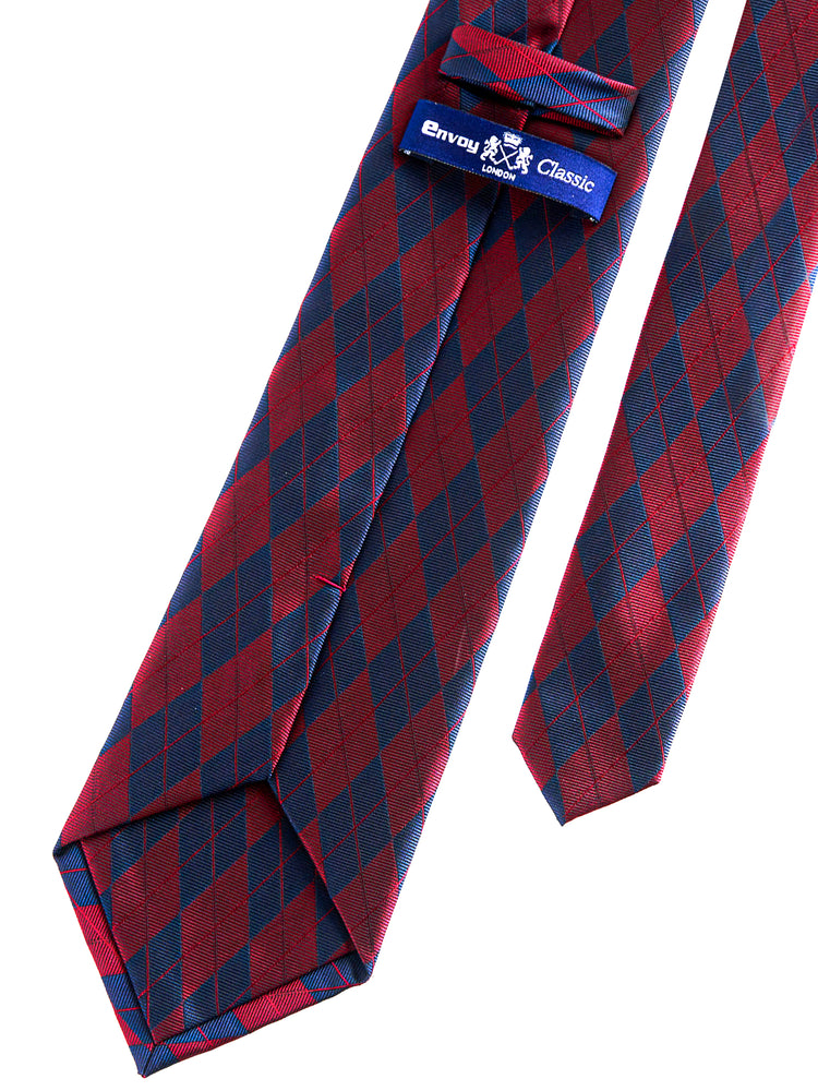Harlequin Check Tie