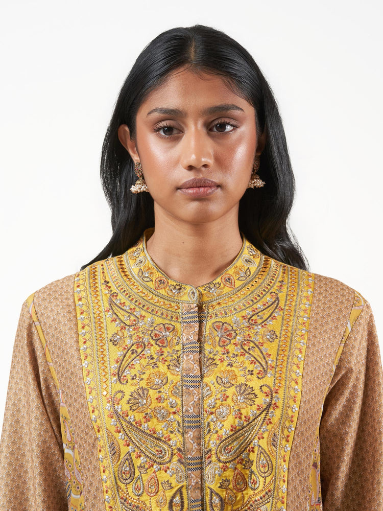 Muslin Printed Kurti Pant Set