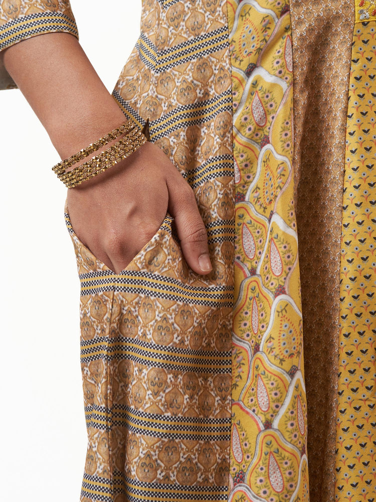 Muslin Printed Kurti Pant Set