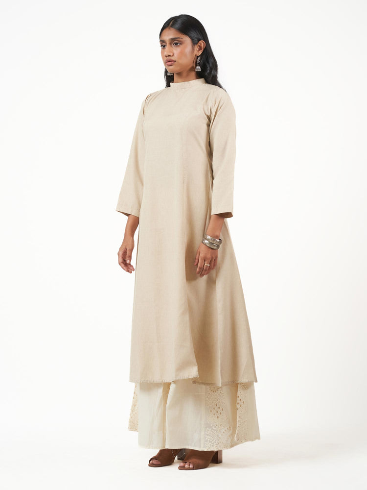 Cotton Classic Kurti Wide Pant Set