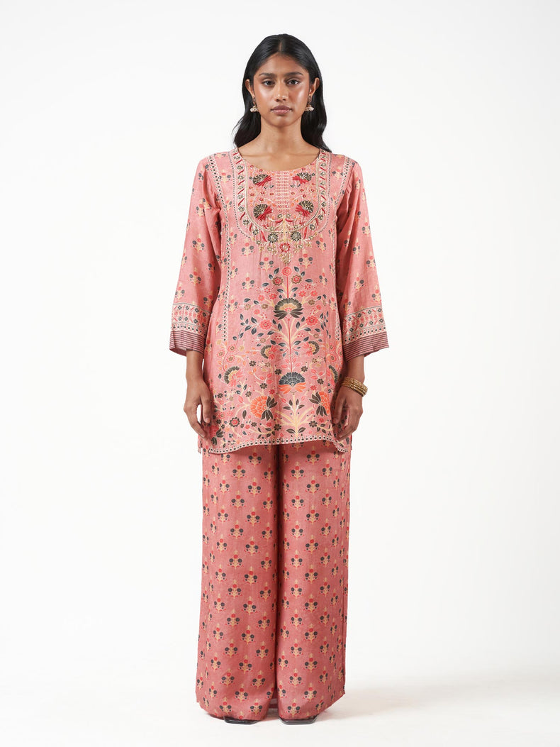 Viscose Cotton Printed Cord Set