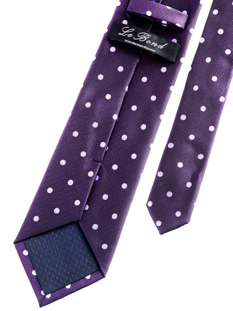 Dotted Microfiber Tie