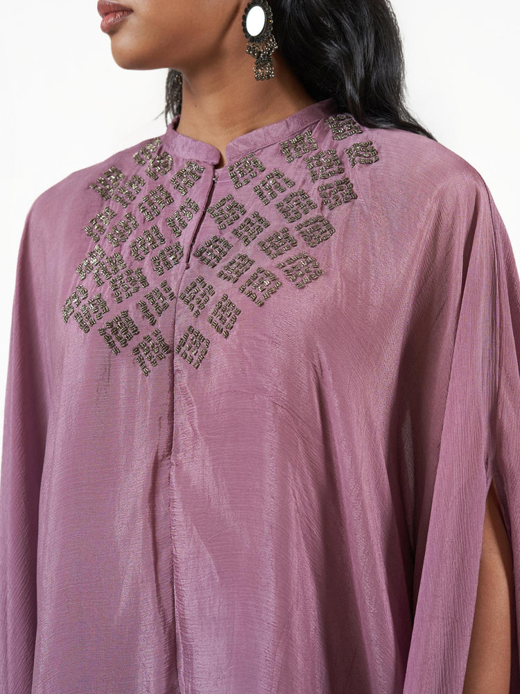 Pure Silk Embroidered Cord Set