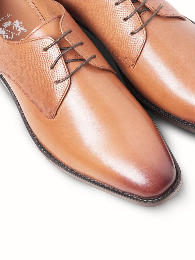 Full Grain Leather Lace-Up Formal Shoes